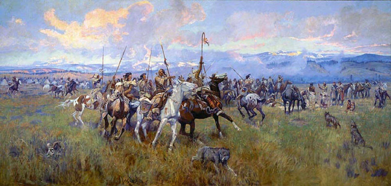 Charlie Russell Painting